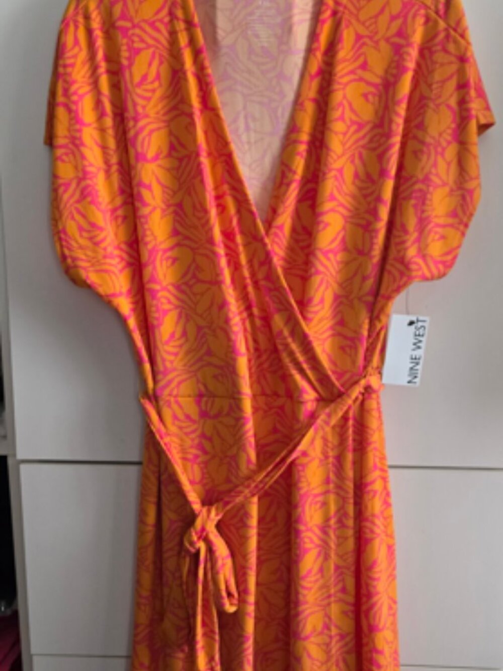 NWT Nine West Wrap Mini Dress - XXL